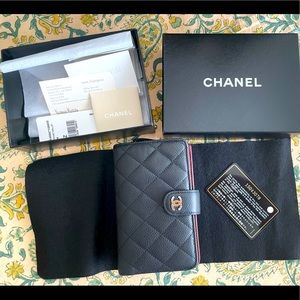 **SOLD** Black Chanel Caviar Long Wallet